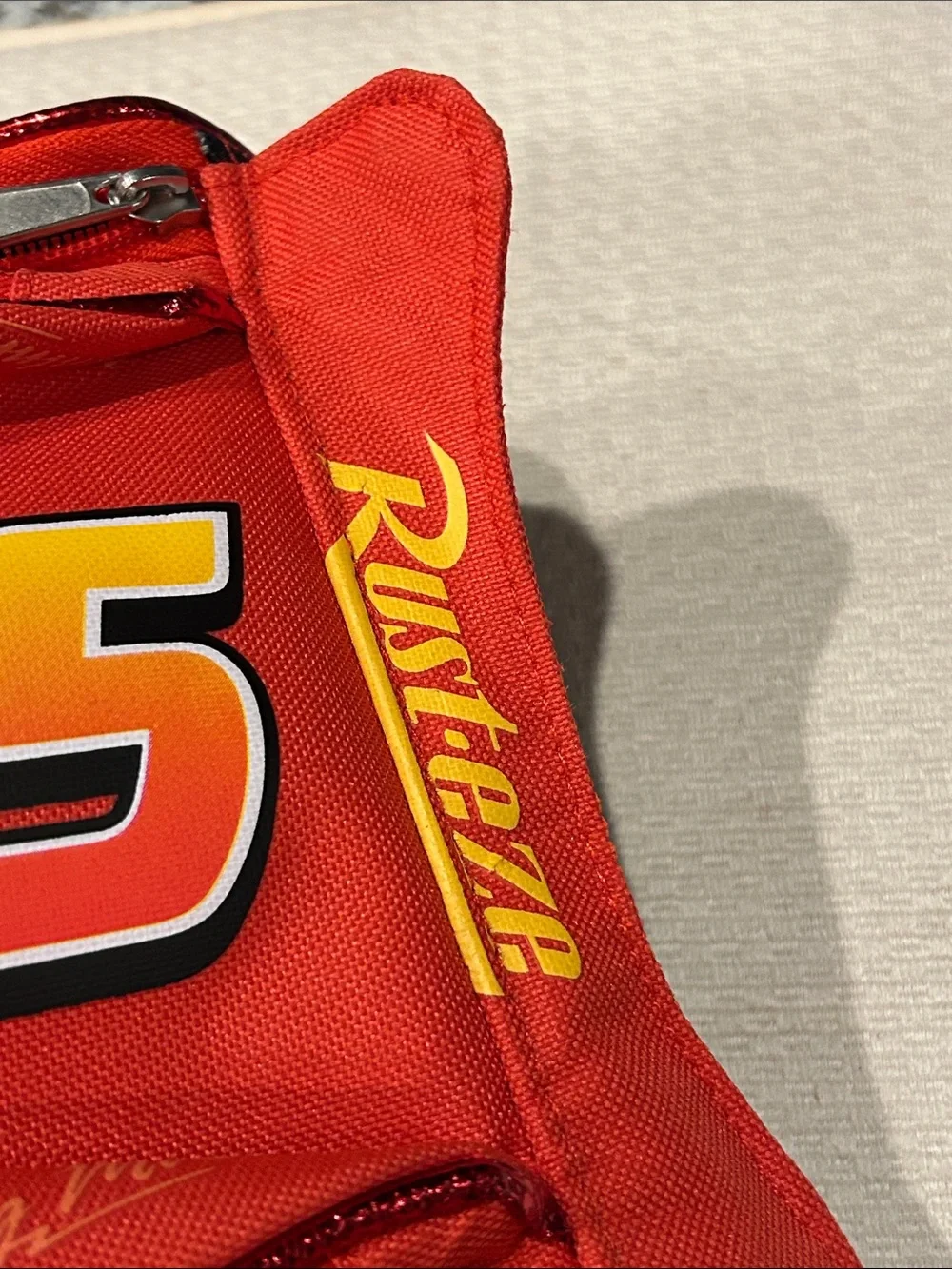 Disney Pixar Cars 3 Lightning McQueen 95 Rusteze Red Lunch Box Bag NWT